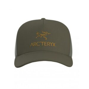 ArcTeryx Bird Word Trucker Curved Cap Tatsu Green
