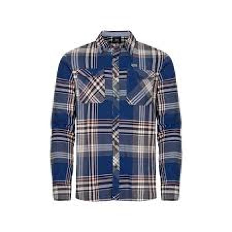 Elevenate Timber Shirt Herre Insignia Blue