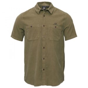 Elevenate Estate Cord Shirt Herre Mustard Brown