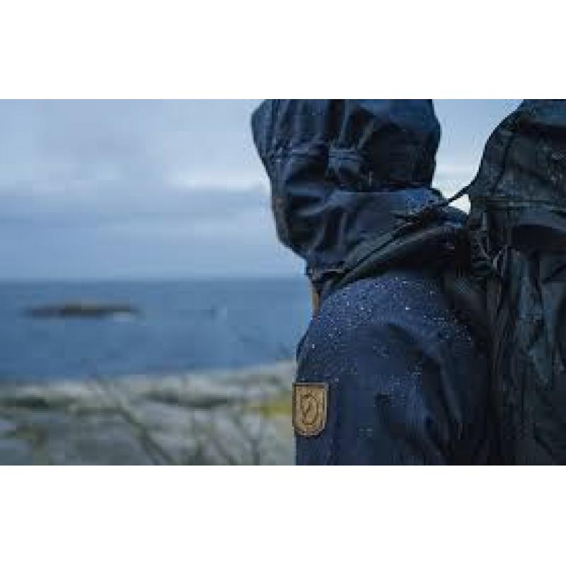 Fjällräven Keb Eco-Shell Jacket Herre Dark Navy - Bilde 3