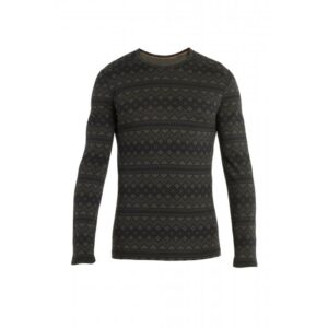 Icebreaker Men Mer 200 Oasis LS Crewe First Sno Herrew