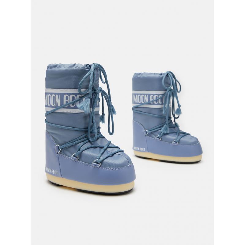 Moon Boot MB Nylon Barn -Elephant Grey - Bilde 3