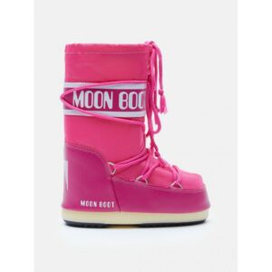 Moon Boot MB Icon Nylon Barn -Bouganville