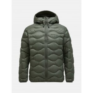 Peak Performance Helium Down Hood Jacket Herre Pine Needle Green