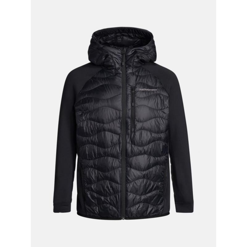 Peak Performance Helium Down Hybrid Hood Herre Black