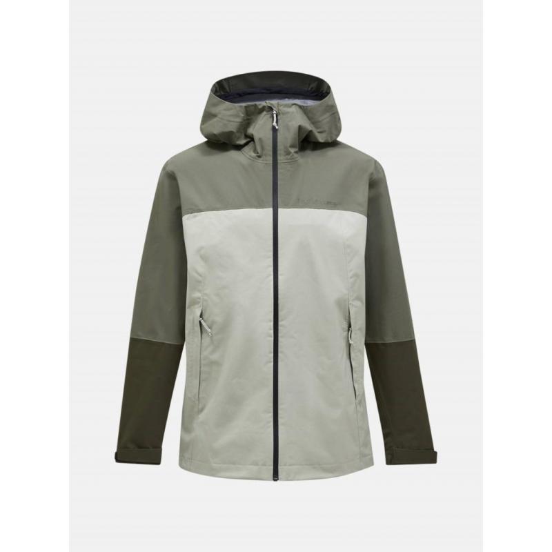 Peak Performance Trail Hipe Shell Jacket Herre Pine Needle Green