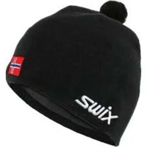 Swix Tradition hat w/flag Lue Sort