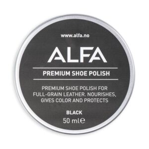 Alfa Shoe Care Polish Skokrem Black