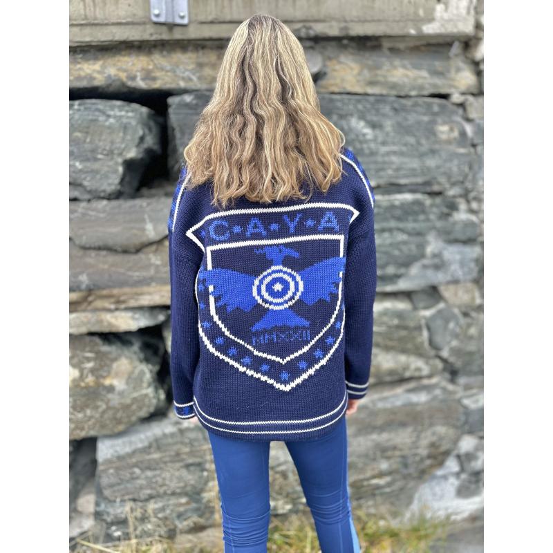 C.A.Y.A Cortina Wool Genser Dame Navy - Bilde 3