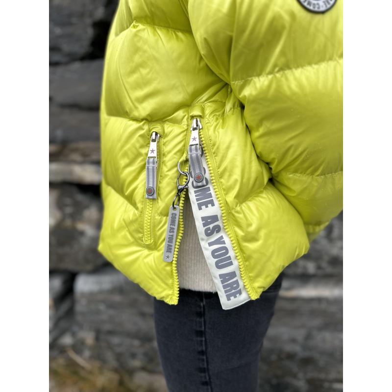 C.A.Y.A Ginny Short Dunjakke Dame Lime Yellow - Bilde 3