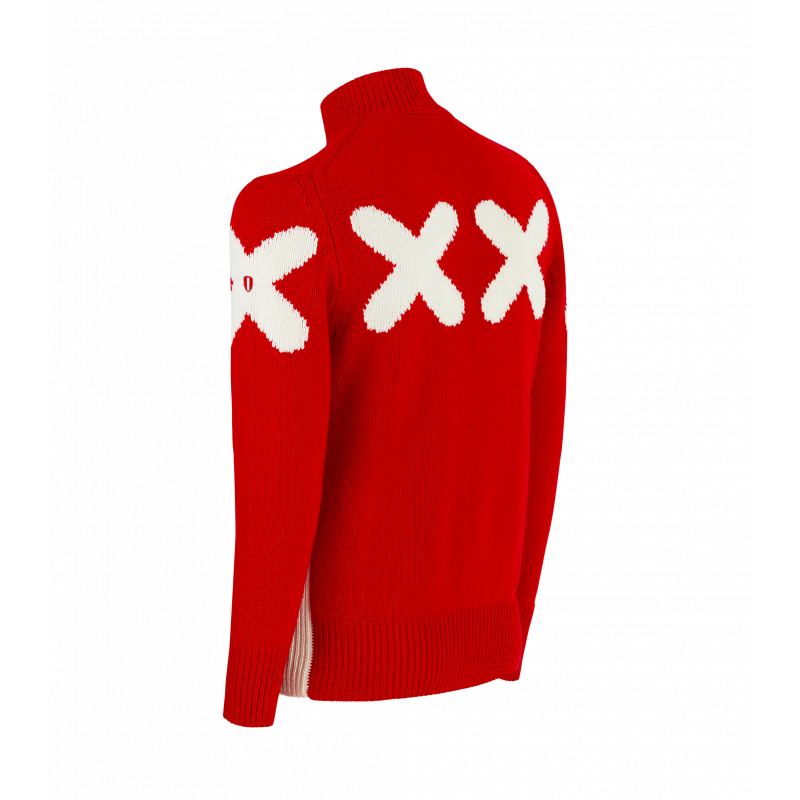 Coxmoore Quilo Turtle Pullover Herre Crimson Red - Bilde 2