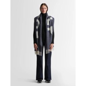 Fusalp Oversize Skjerf Marin/Neige