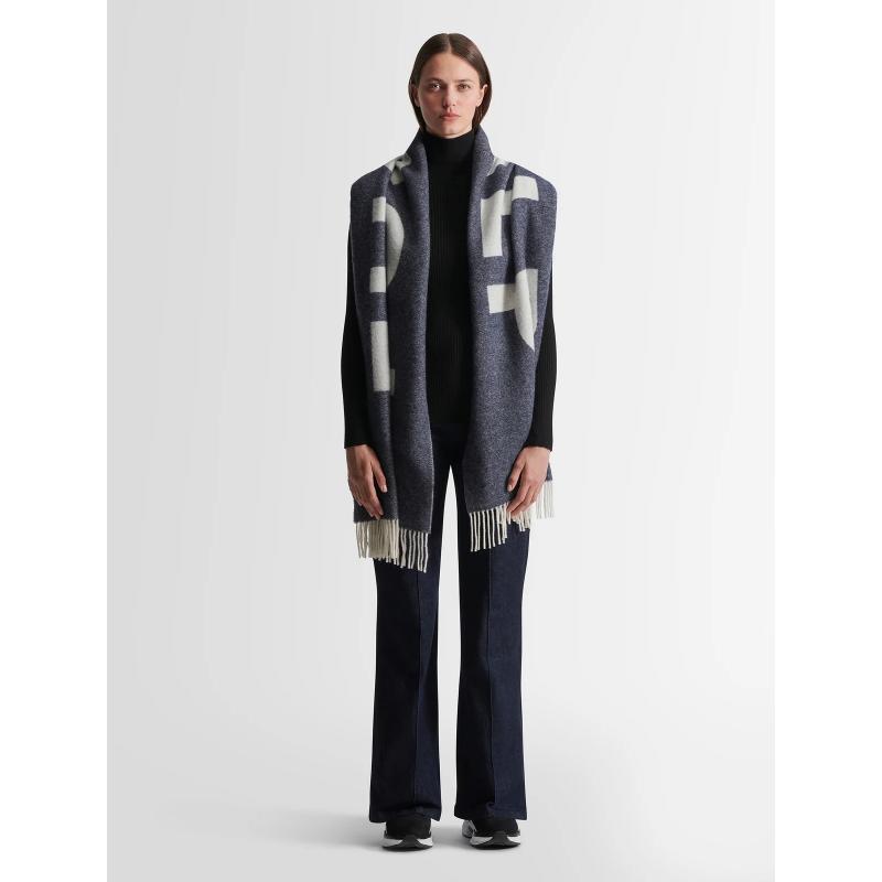 Fusalp Oversize Skjerf Marin/Neige