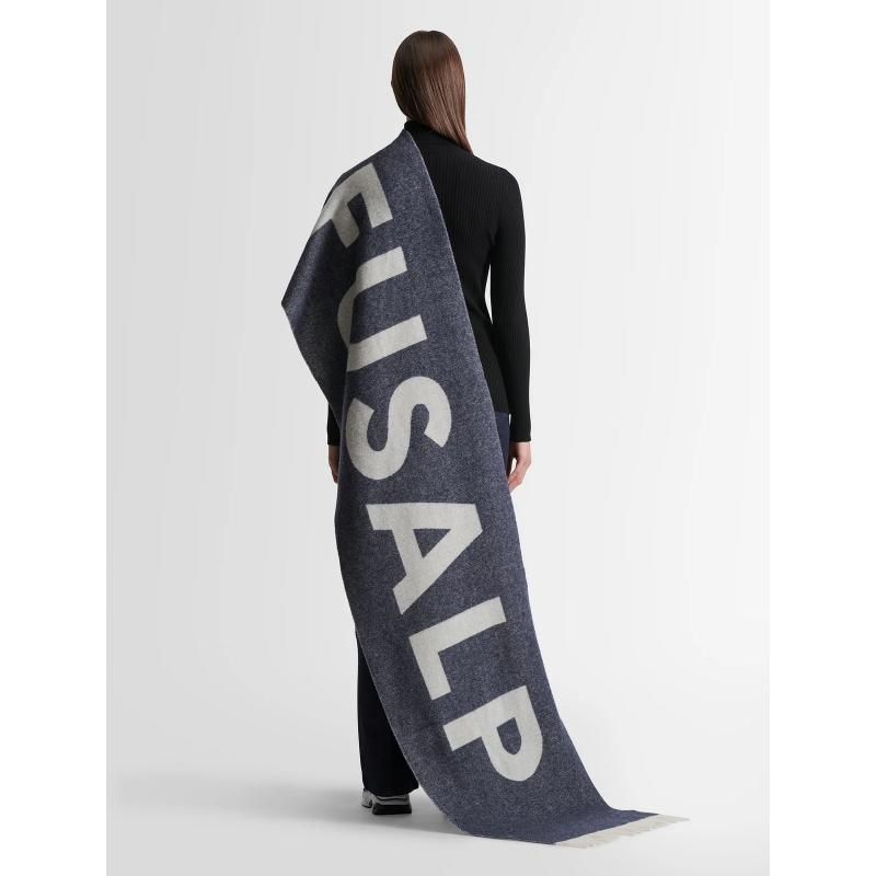 Fusalp Oversize Skjerf Marin/Neige - Bilde 3