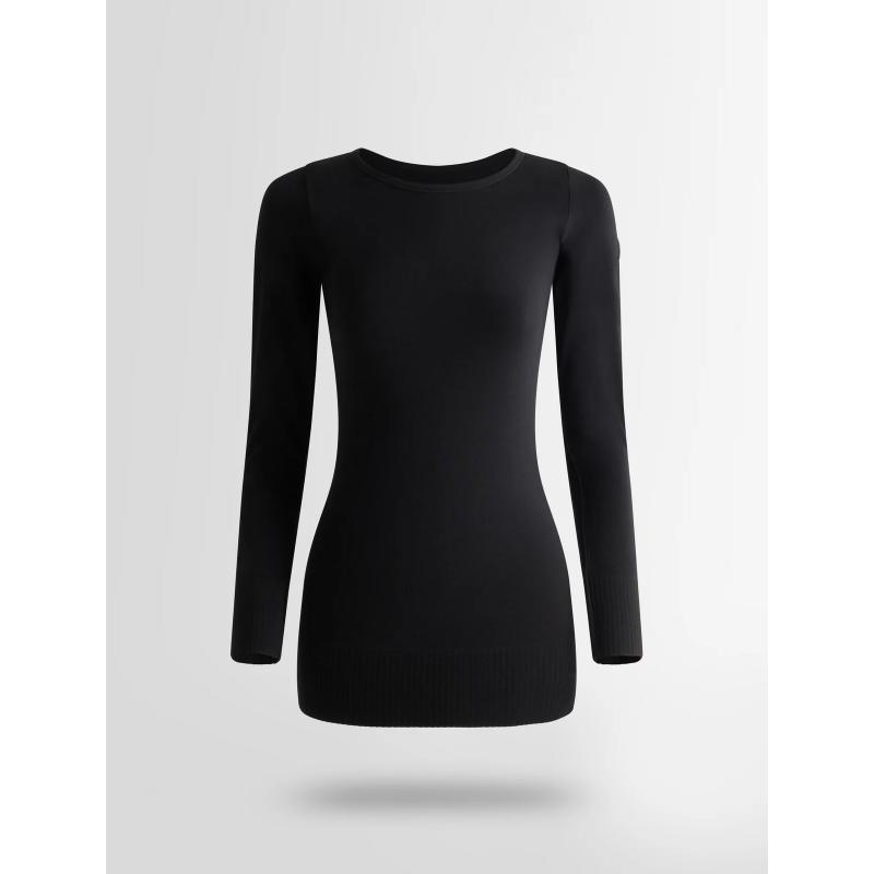 Fusalp Troop Col Round Neck Dame Noir