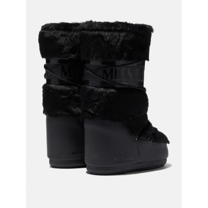 Moon Boot MB Icon Faux Fur Dame -Sort - Bilde 2