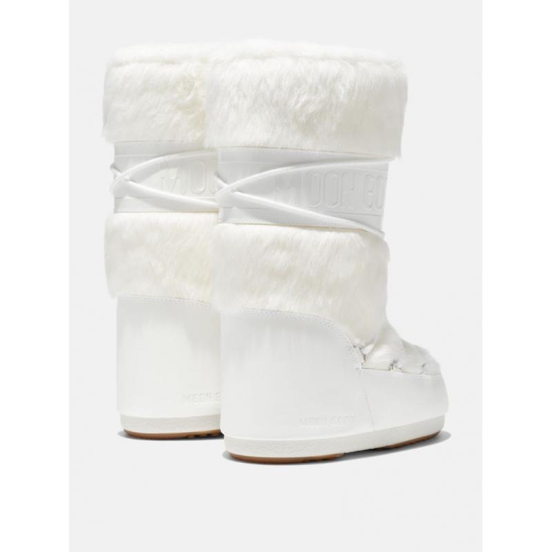 Moon Boot MB Icon Faux Fur Dame -Optical White - Bilde 2
