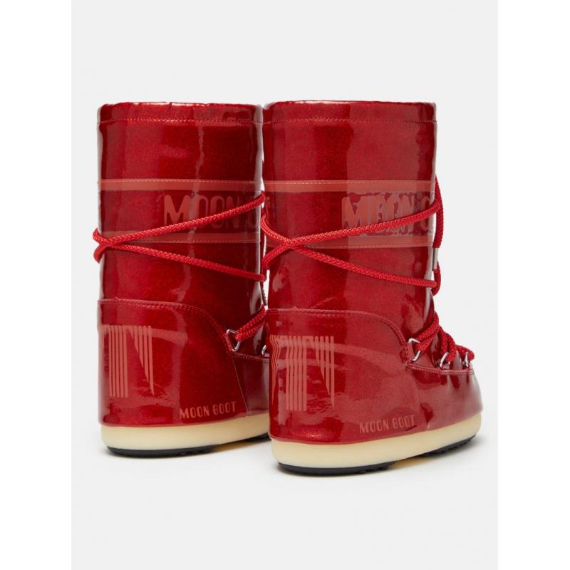 Moon Boot MB Icon Junior Glitter -Rød Glitter - Bilde 2