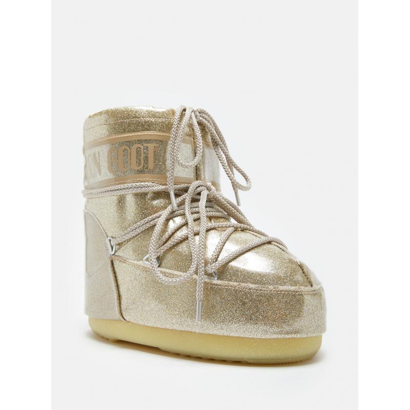 Moon Boot MB Icon Low Glitter Dame -Gull - Bilde 3