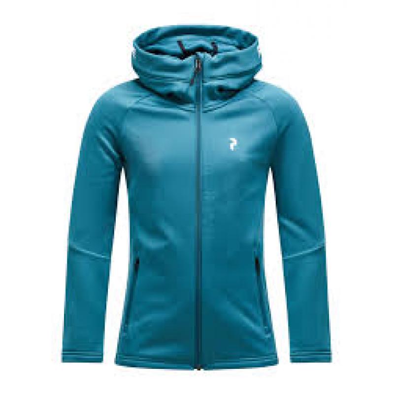 Peak Performance Rider Zip Hood Junior Hydro Fresh Blue