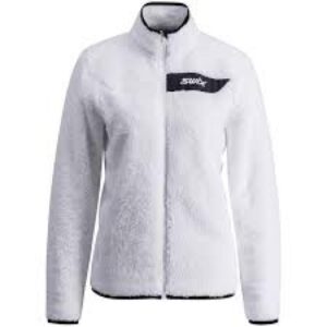 Swix Infinity Pile Midlayer Full Zip Dame Bright White