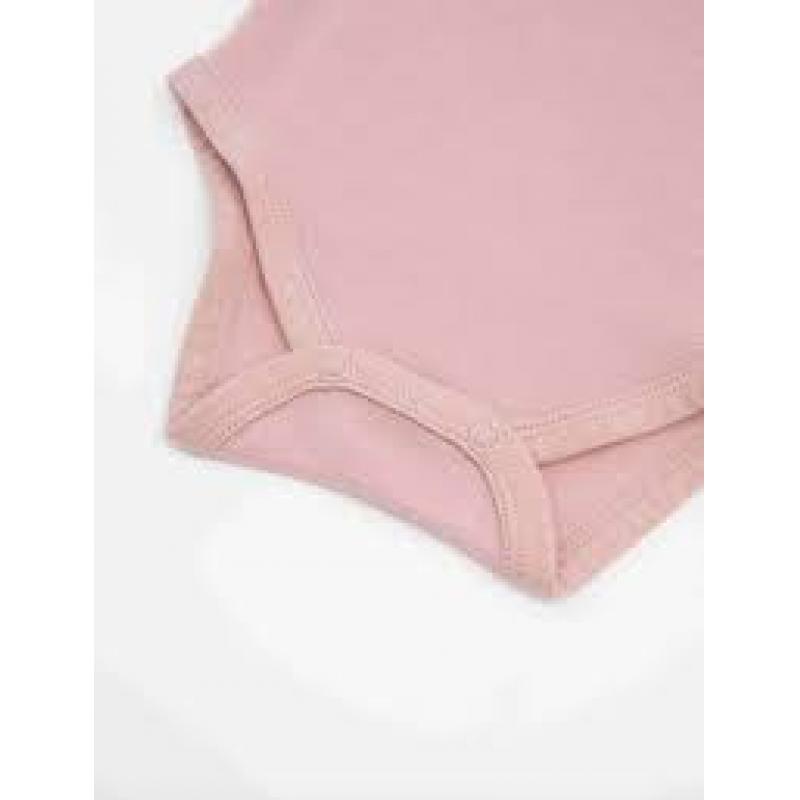 WoolLand Nesfjellet Baby Body Old Pink - Bilde 3