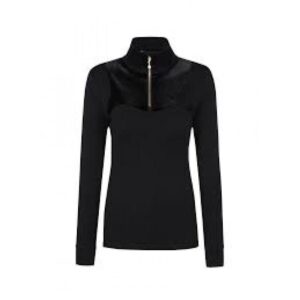 WoolLand Sirdal Top Jentel Barn sort