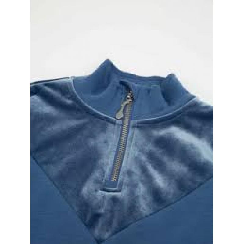 WoolLand Sirdal Top Jente Barn Berry Blue - Bilde 2