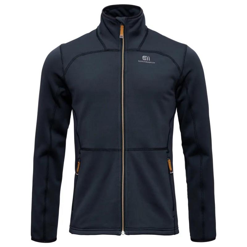 Elevenate Skiers Fleece Zip Herre Dark Ink