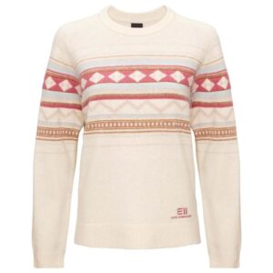 Elevenate Fionnay Knit Dame Genser Ecru White