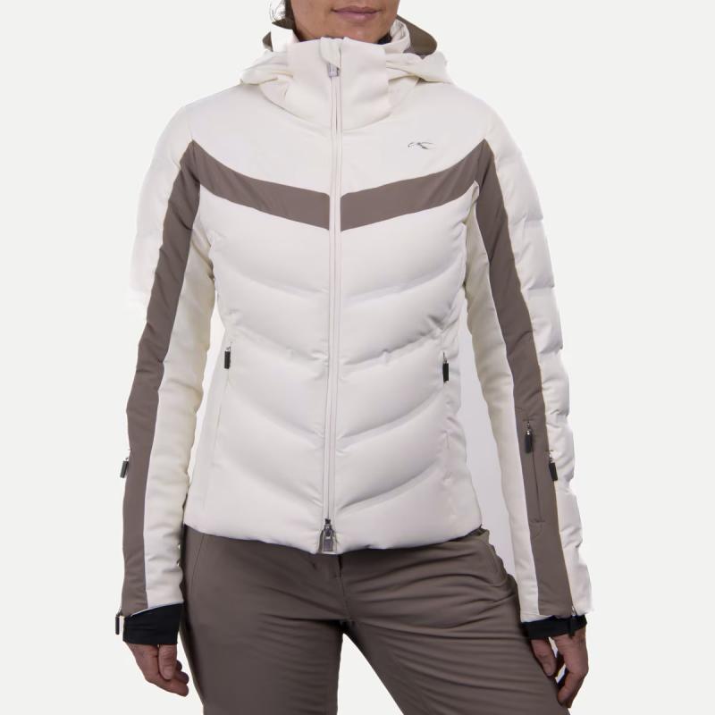 Kjus Kjus Momentum Jakke Dame -Ivory/Taupe