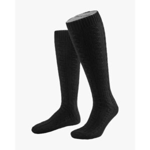 Lusana Lusana Nikkerstrømper i ull -Sort