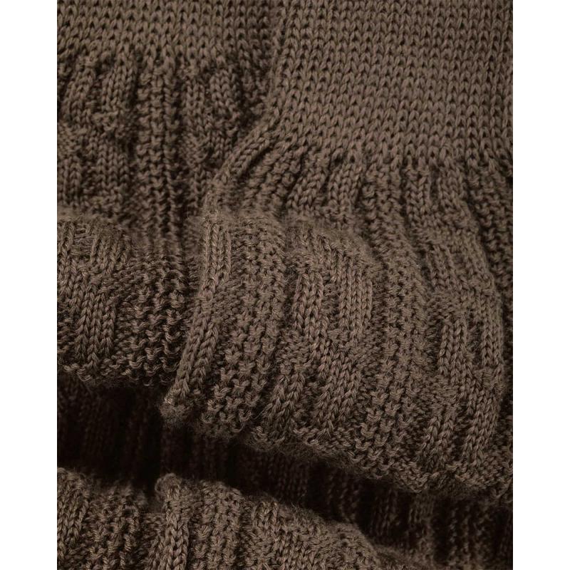 Lusana Nikkerstømpe i ull -Brown - Bilde 2