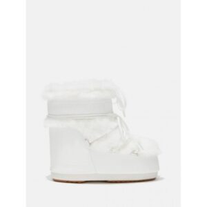 Moon Boot Moon Boots Icon Low Faux Fur Dame -Hvit