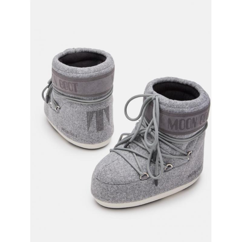 Moon Boot Moon Boots Icon Low Felt Dame -Grå - Bilde 2