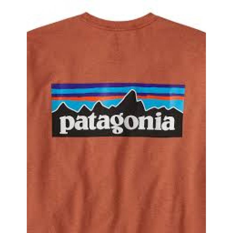 Patagonia P-6 Logo Responsibili-Tee Herre Redtail Rust - Bilde 3