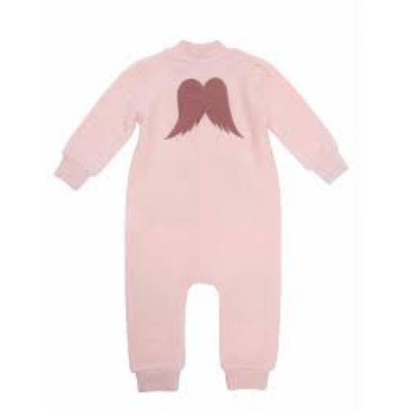 WoolLand Bergen Overall Baby Barn Old Pink - Bilde 2