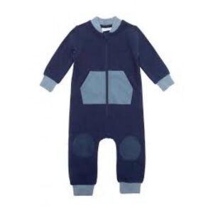 WoolLand Bergen Overall Baby Blue Ink