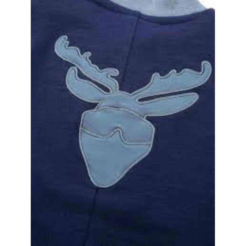 WoolLand Bergen Overall Baby Blue Ink - Bilde 3