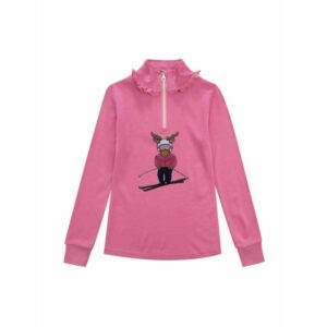 WoolLand Høvringen Genser Jente Bubblegum