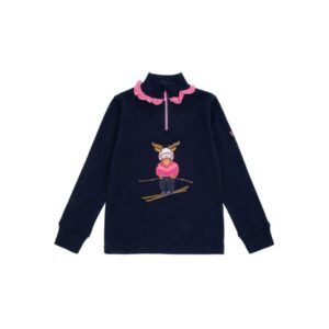 WoolLand Høvringen Genser Jente Dark Blue