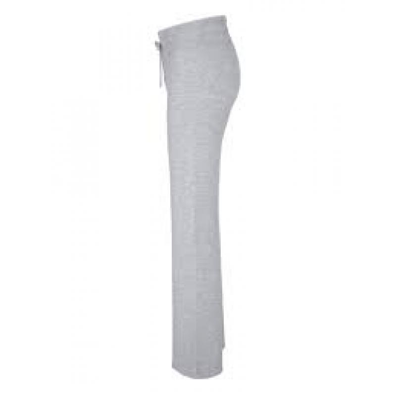 WoolLand Hemsedal knitted Flare Pants Dame Grey Melange - Bilde 3