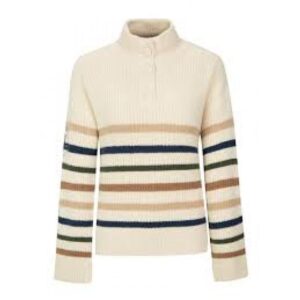 WoolLand Lomseggen knitted sweater Dame Multicolor