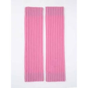 WoolLand Moss Leg warmers Dame Bubblegum