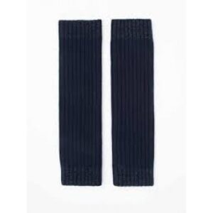WoolLand Moss Leg warmers Dame Blue Ink