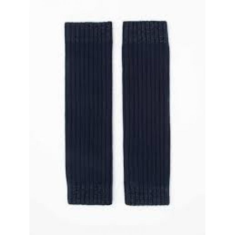 WoolLand Moss Leg warmers Dame Blue Ink