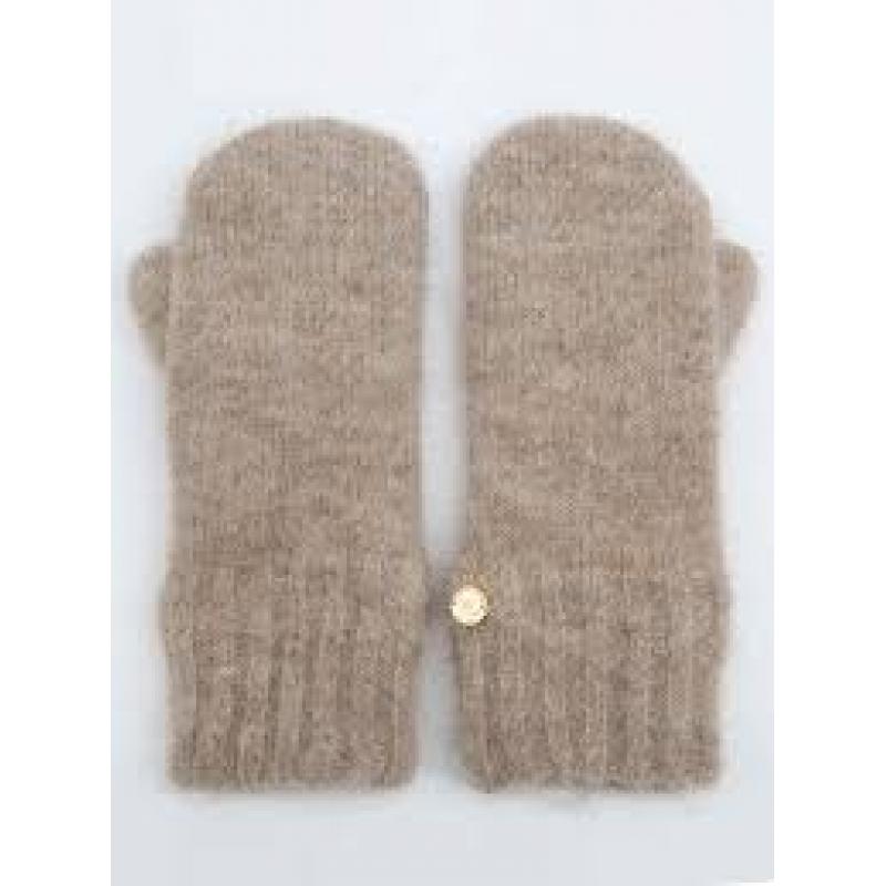 WoolLand Raulandtind mittens Dame Latte