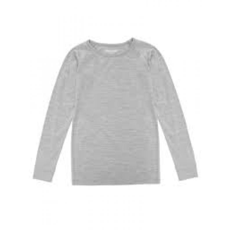 WoolLand Sarpsborg Baselayer Set Barn Light Grey - Bilde 2