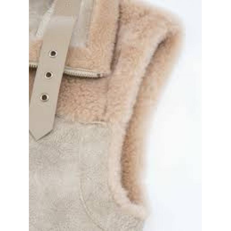 WoolLand Solveggen Vest 2.0 Dame Champagne - Bilde 6