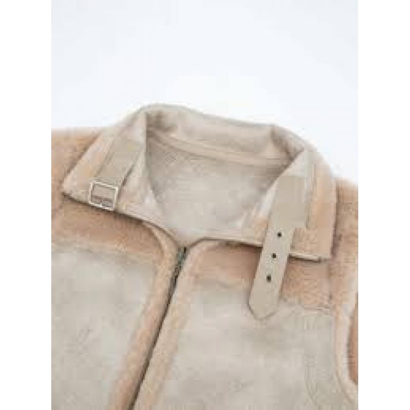 WoolLand Solveggen Vest 2.0 Dame Champagne - Bilde 5